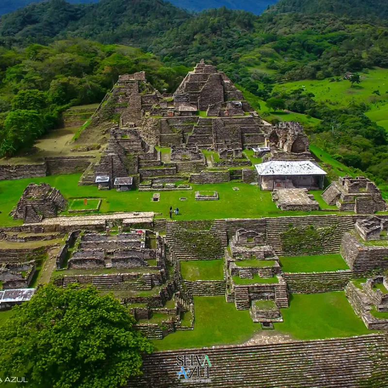 Toniná y Cascada Xanil.