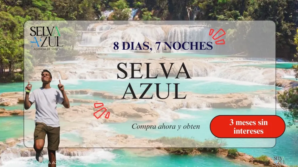 Paquete Selva Azul 8 días 7 noches 2x1